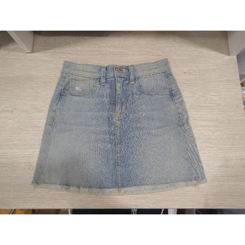 Chân váy jean Express siêu ngắn VNXK cv bò denim mini short skirt xuất khẩu dư xịn