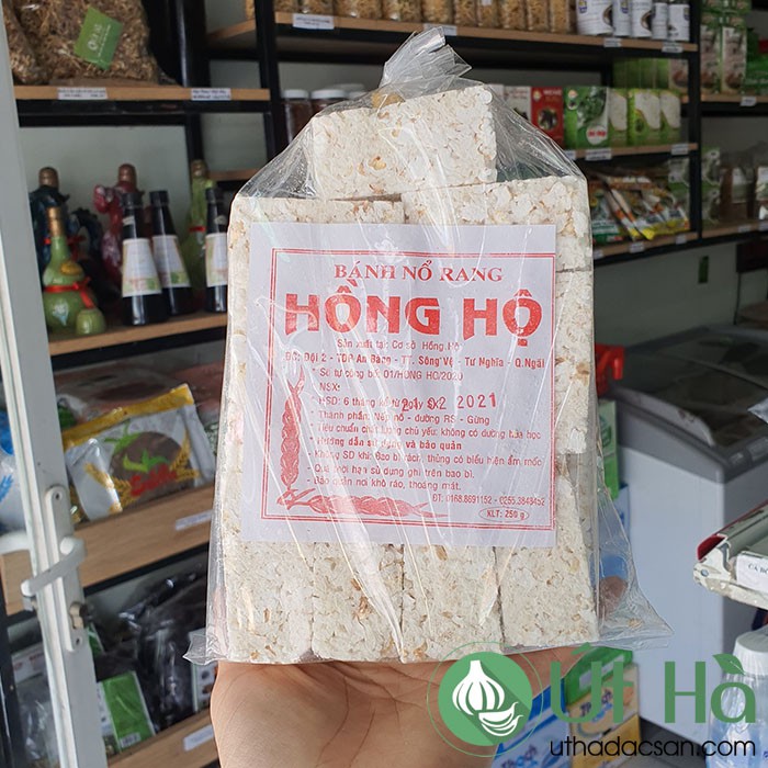 Bánh Nổ Rang Quảng Ngãi Bịch 22 Cái Món Bánh Truyền Thống Thơm Ngon Hương Vị Đồng Lúa - Út Hà Đặc Sản