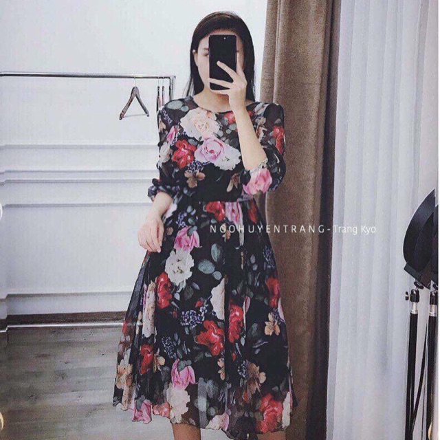 VÁY MAXI HOA , ẢNH THẬT ,CLIP THẬT