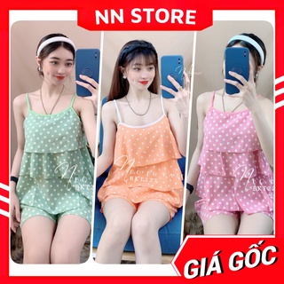 Đồ bộ nữ mặc nhà chất kate mềm mịn mát in hình bò sữa dễ thương BKT227