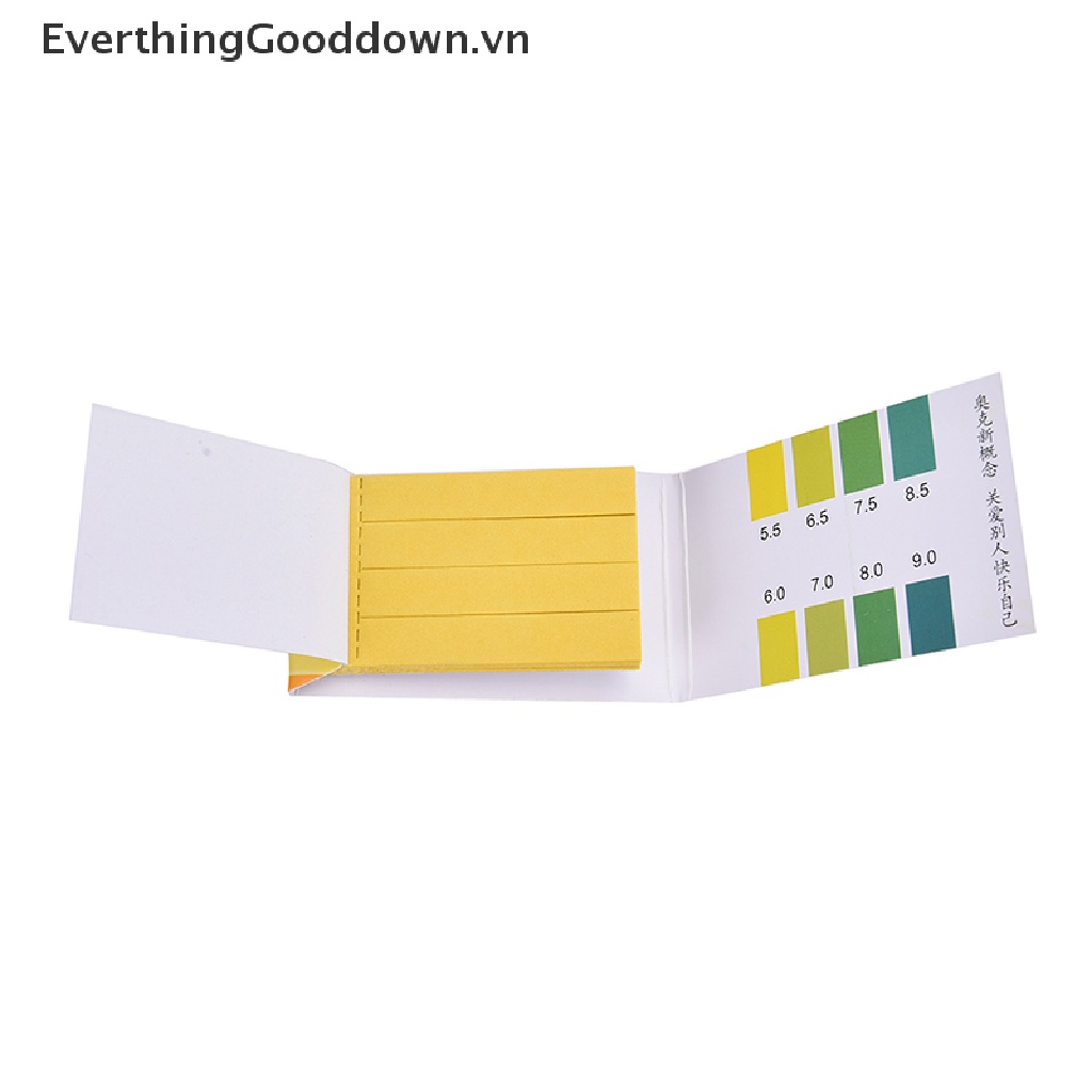 Everthinggood Bộ 80 Tờ Giấy Kiểm Tra PH Litmus Nước Tiểu Axit Alkaline Hữu Ích