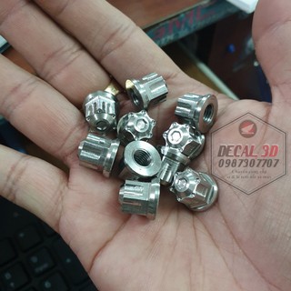 tán salaya inox 7 ly gắn đầu lòng xe máy cực đẹp