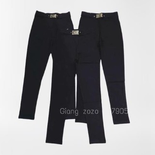 Quần legging nữ dáng dài đính khuy chất umi dày đẹp form ôm phong cách hàn quốc Siêu Đẹp