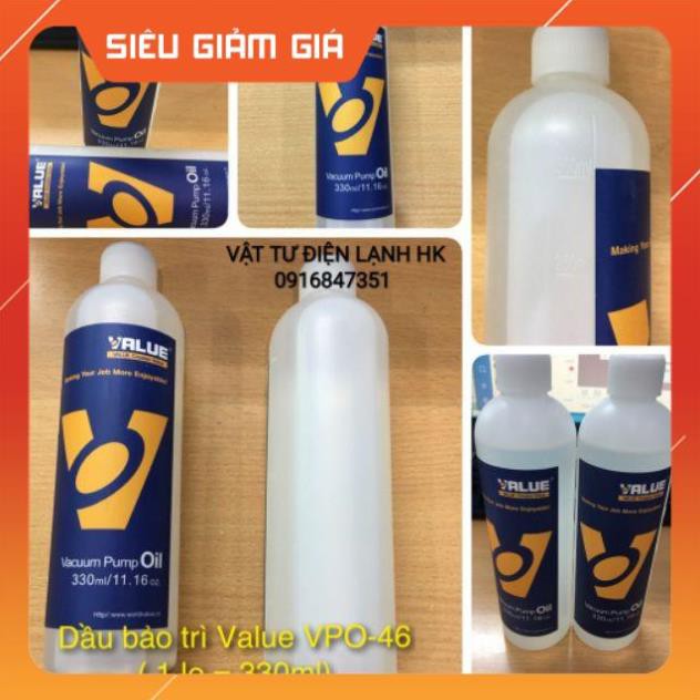 Dầu máy hút chân không chuyên dụng HK - VALUE- bảo trì VPO46 - 330ml