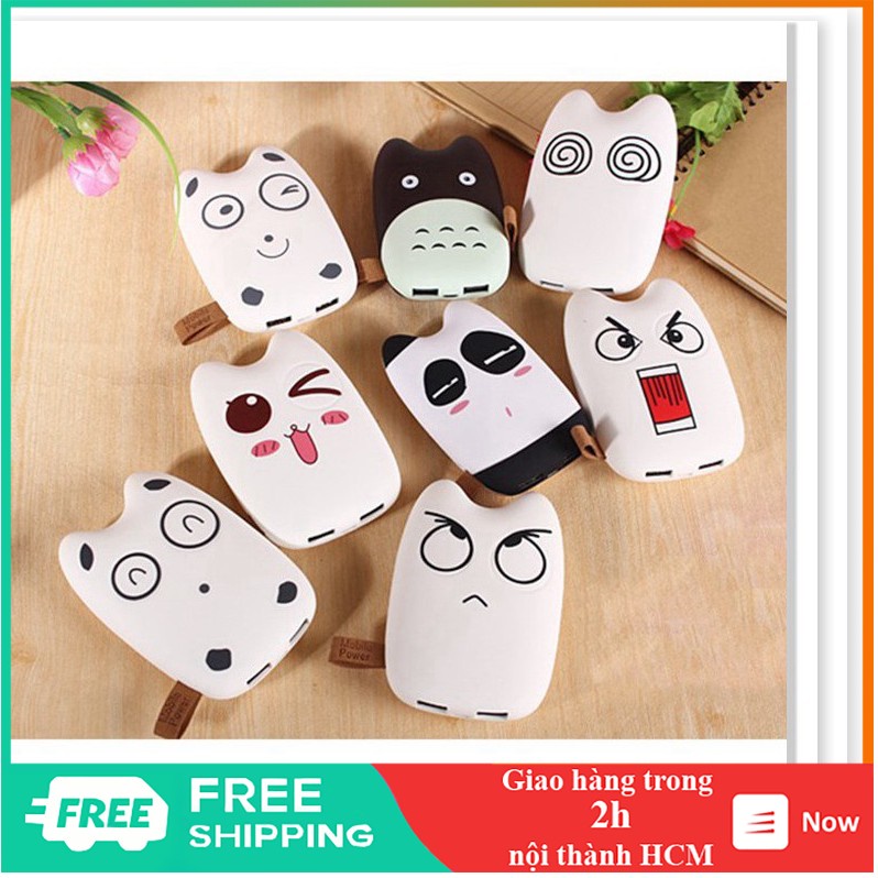 Sạc dự phòng siêu dễ thương totoro 10.000mha 2 cổng sạc nhanh - SA0074