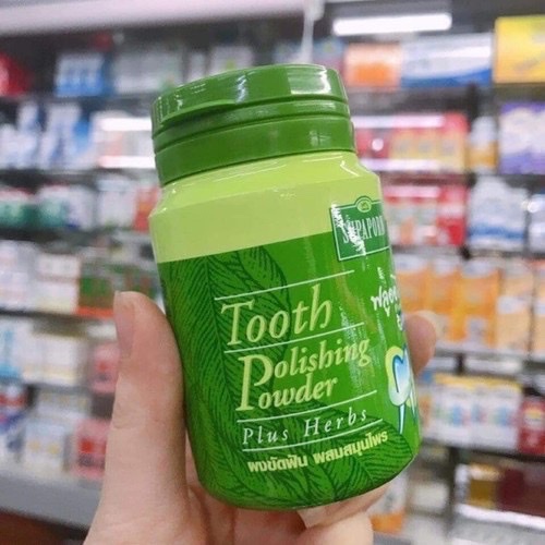 BỘT TẨY TRẮNG RĂNG THẢO DƯỢC SUPAPORN TOOTH POLISHING POWDER THÁI LAN