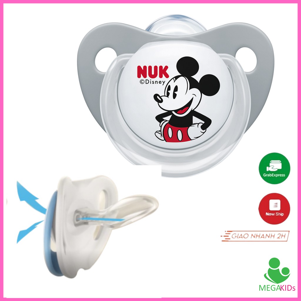 TI NGẬM NUK SLEEPTIME SILICONE HÌNH MICKEY SIZE 0-6M