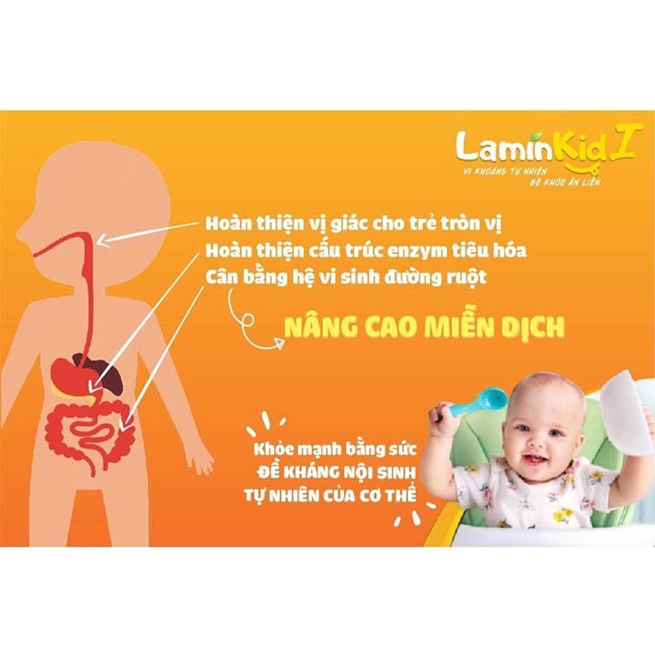 Cốm LaminKid I - Hỗ Trợ Nâng Cao Đề Kháng Cho Trẻ (HỘP 20 VIÊN)