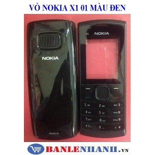 VỎ NOKIA X1 01 KHÔNG PHÍM MÀU ĐEN
