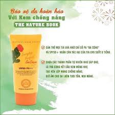 Kem chống nắng SPF50+PA+++ Everyday Perfect Sun Cream The Nature Book 50g