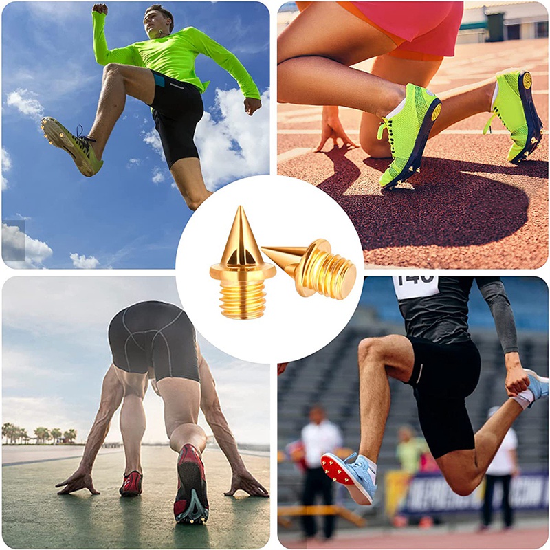 Bộ 120 Đinh Gắn Đế Giày Đánh Golf Bằng Thép Không Gỉ 1 / 4Inch