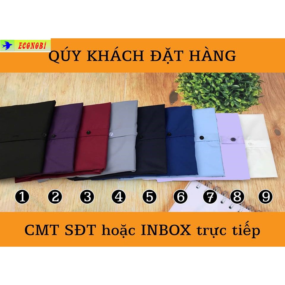 Áo Sơ Mi Nam Kiểu Hàn Quốc Màu Xanh Coban Mạnh Mẽ, Vải Cotton Mềm Mịn Không Nhăn, Áo Đẹp Giá Tốt - Shop Econobi