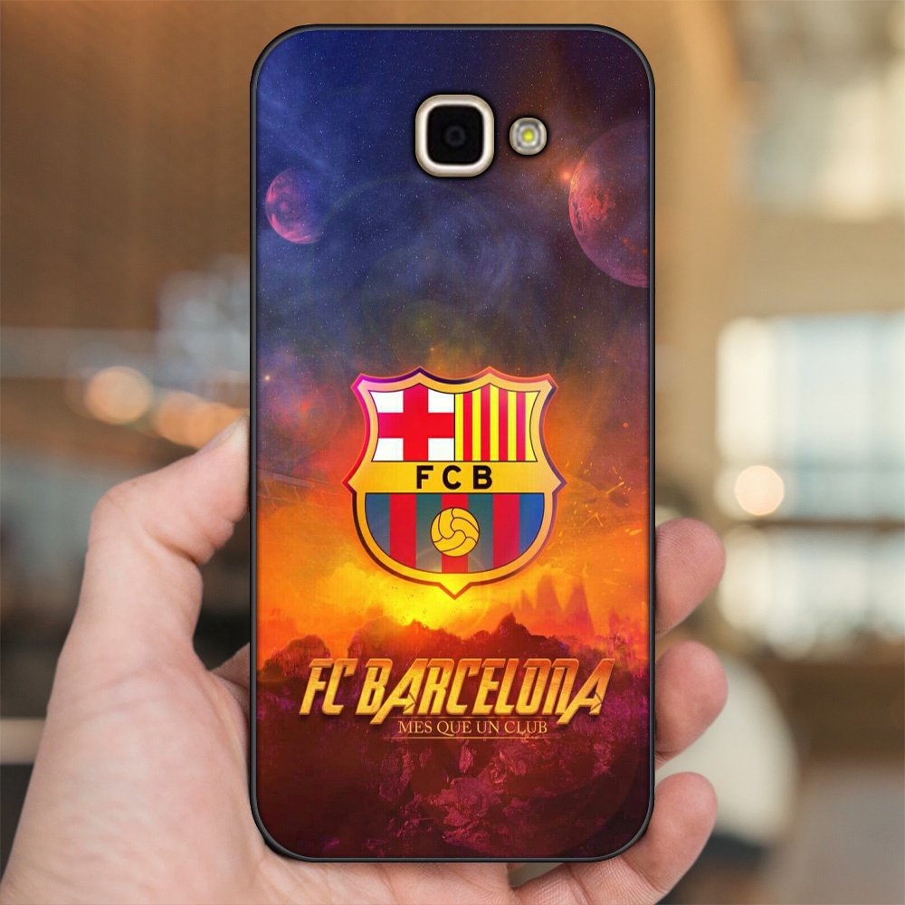 Ốp lưng Samsung A9 Pro viền đen in hình Barcelona Barca