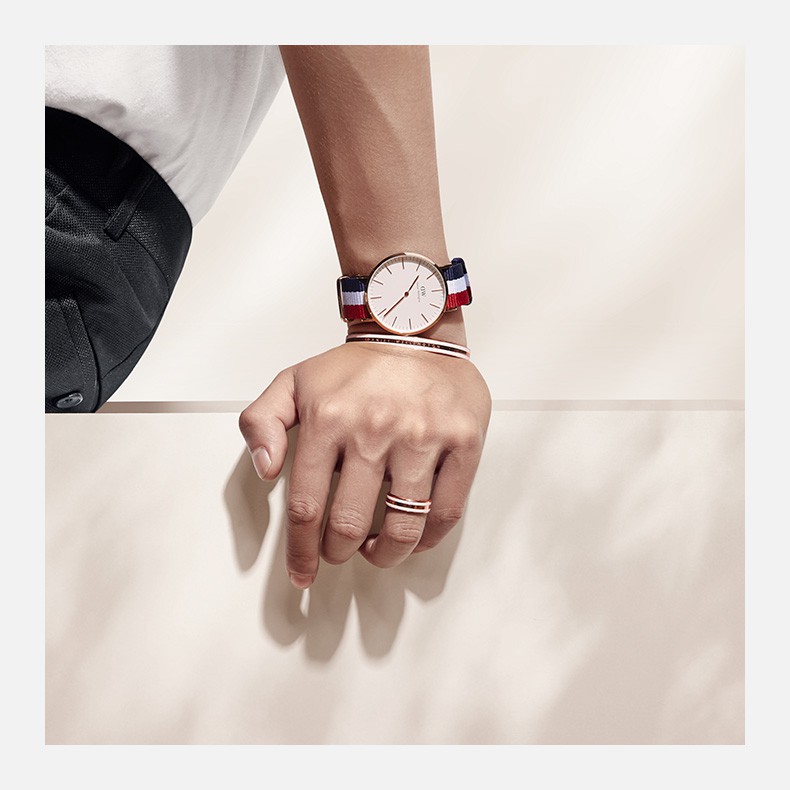 Vòng tay nam nữ Daniel Wellington Classic Slim Bracelet DW Cuff unisex - Lyz watch