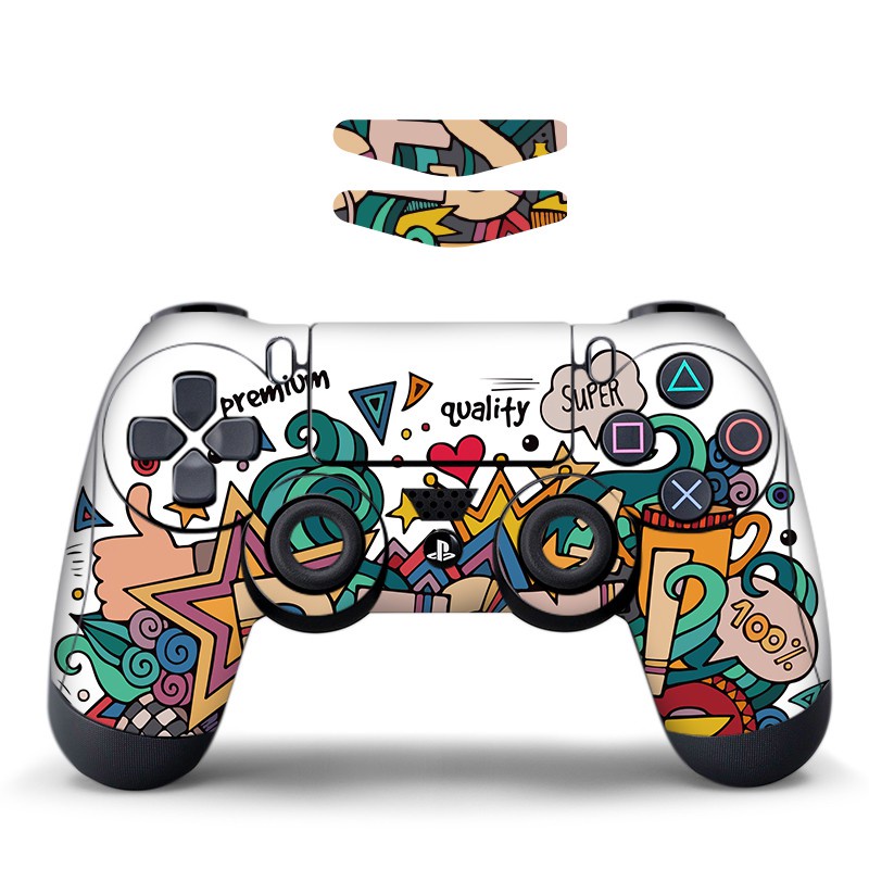 Miếng Dán Skin Bảo Vệ Tay Cầm Chơi Game PS4 / PS4 Slim / PS4 Pro / PS4 controller / PS4 Fat
