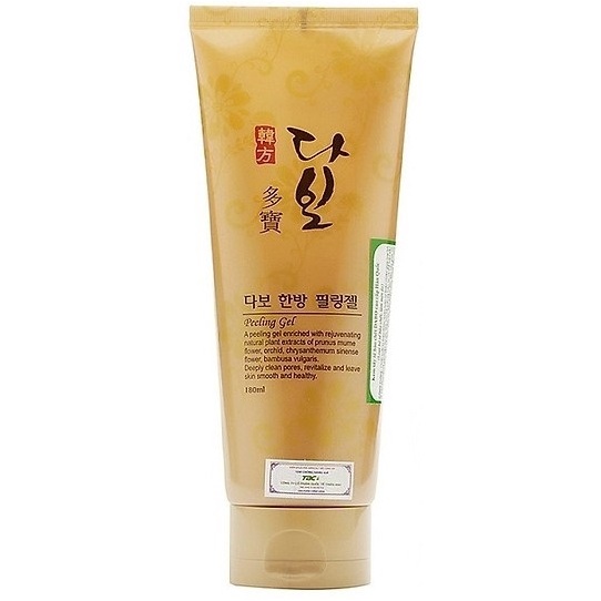 Kem tẩy da chết, tẩy tế bào chết thảo dược trắng da dành cho mặt và toàn thân DABO PELLING GEL Hàn quốc 180ml/Hộp