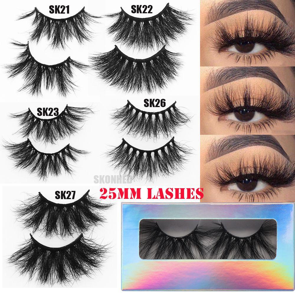1 Cặp Lông Mi Giả 100% Lông Chồn 3D