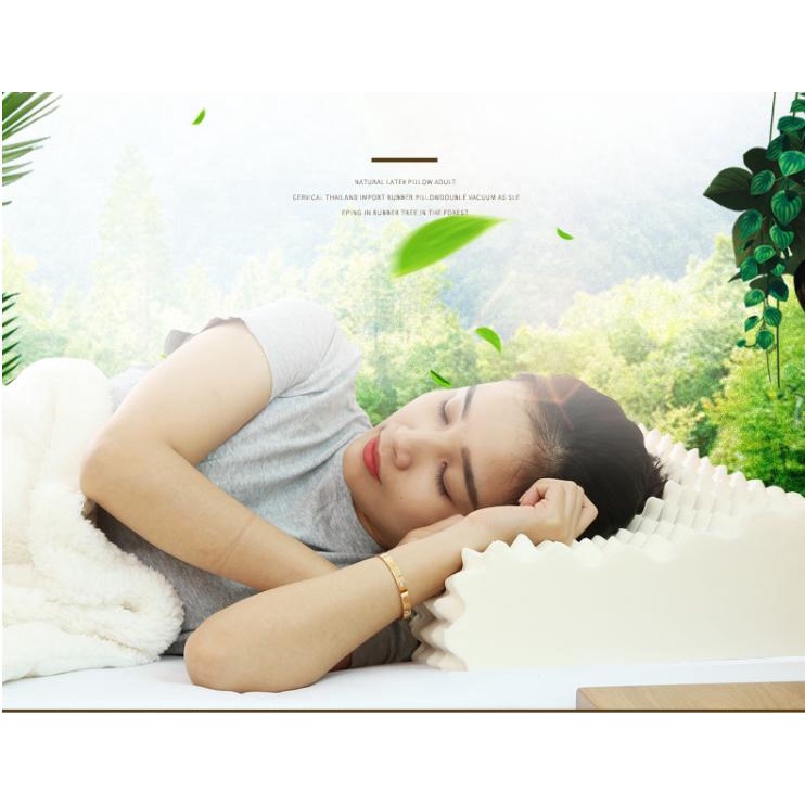 Gối cao su non Ventry, gối cao su non người lớn, trẻ em chống đau vai gáy, ngáy ngủ, Chất Lượng, Gối Êm, Giá Tốt