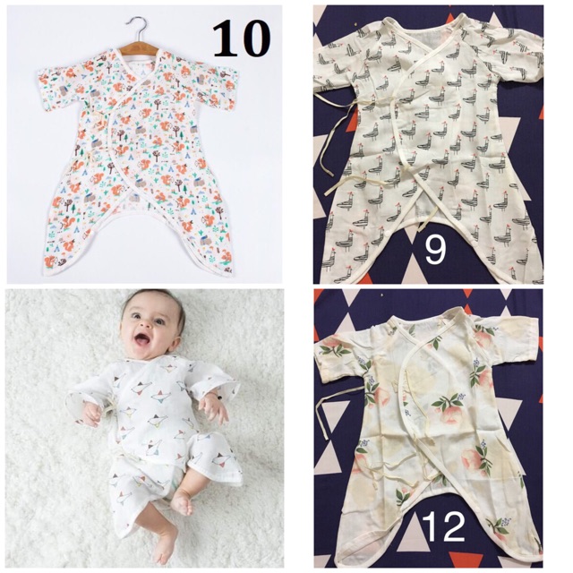 Body Muslin Tree sợi tre cho bé 0-1 tuổi