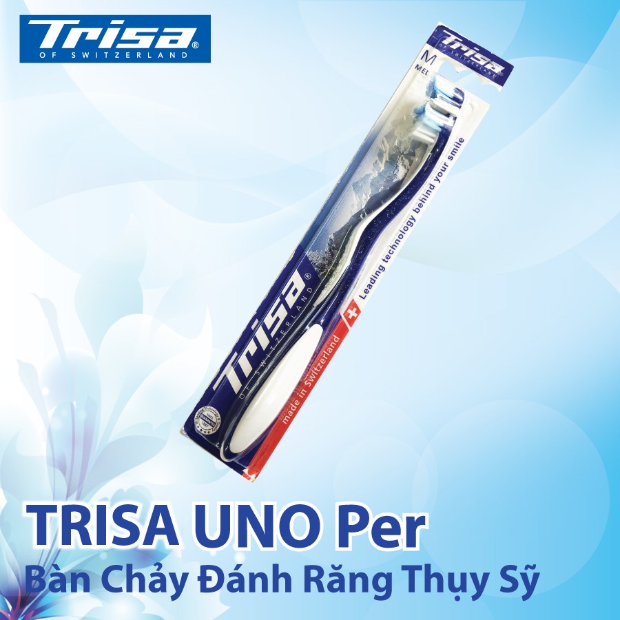 [Mã BMBAU50 giảm 7% đơn 99K] Bàn Chải Đánh Răng Trisa Uno Per Nhập Khẩu Từ Thụy Sỹ