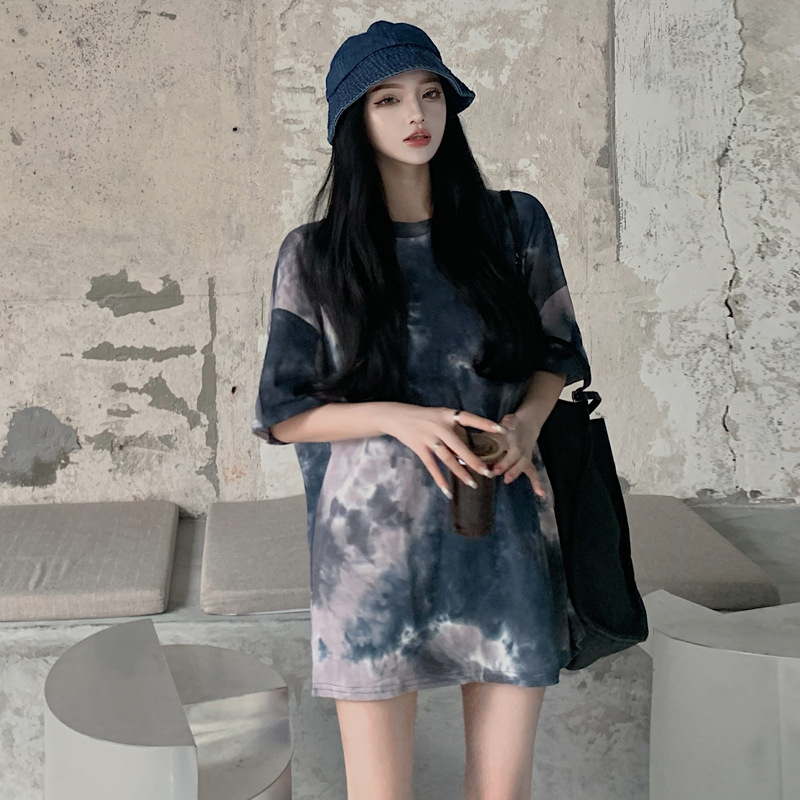 Áo thun COZOKC tay ngắn dáng rộng hở lưng thời trang