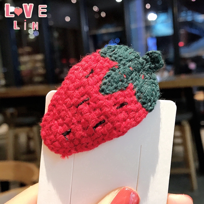 Kẹp tóc hình củ quả xinh xắn dễ thương cho nữ