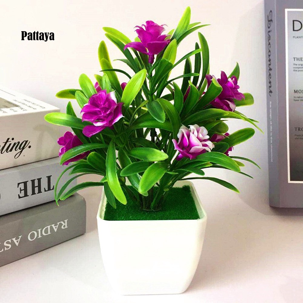 1 Cành Hoa Hồng Nhân Tạo Dùng Cho Trang Trí