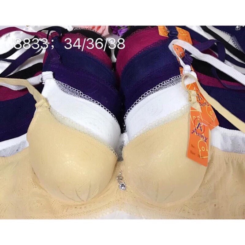 8833 áo lót thái siêu đẩy.áo 3 móc cài sau lững sẽ che hết phần mỡ thừa.có video thật ạ