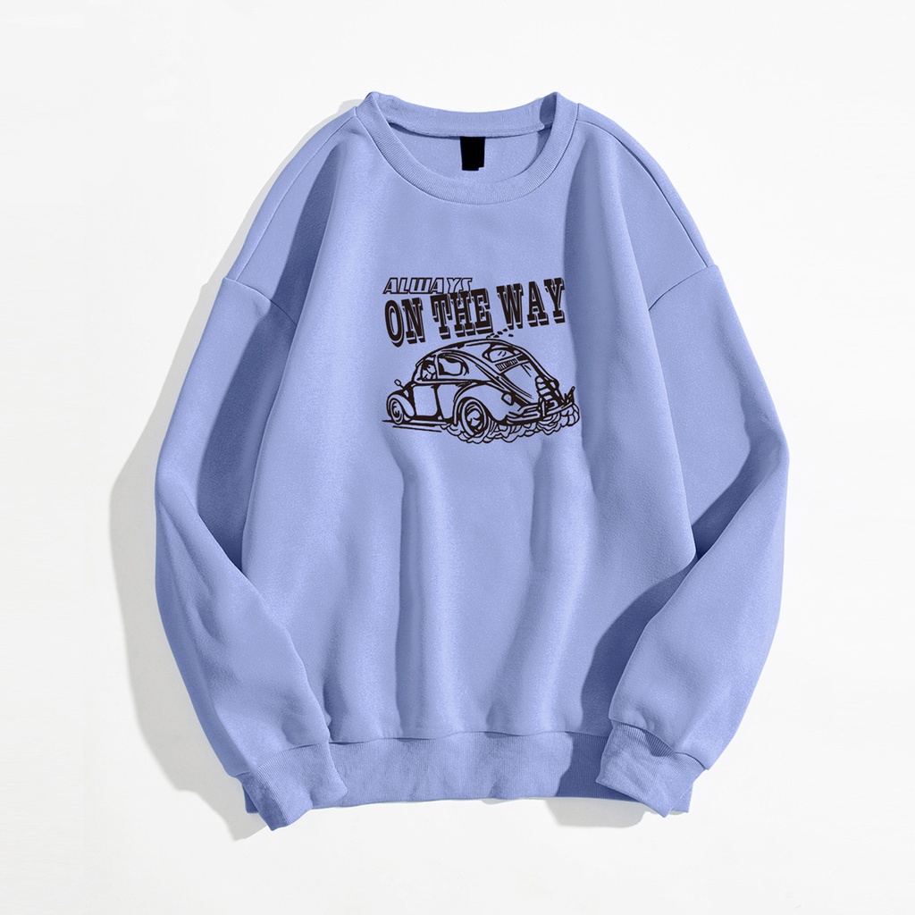 Áo Sweater Dáng Rộng In Họa Tiết Cá Tính Dành Cho Nữ