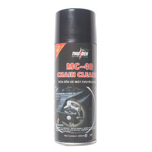 Chai xịt rửa sên Thunder MC - 40 CHAIN CLEANER 400ml