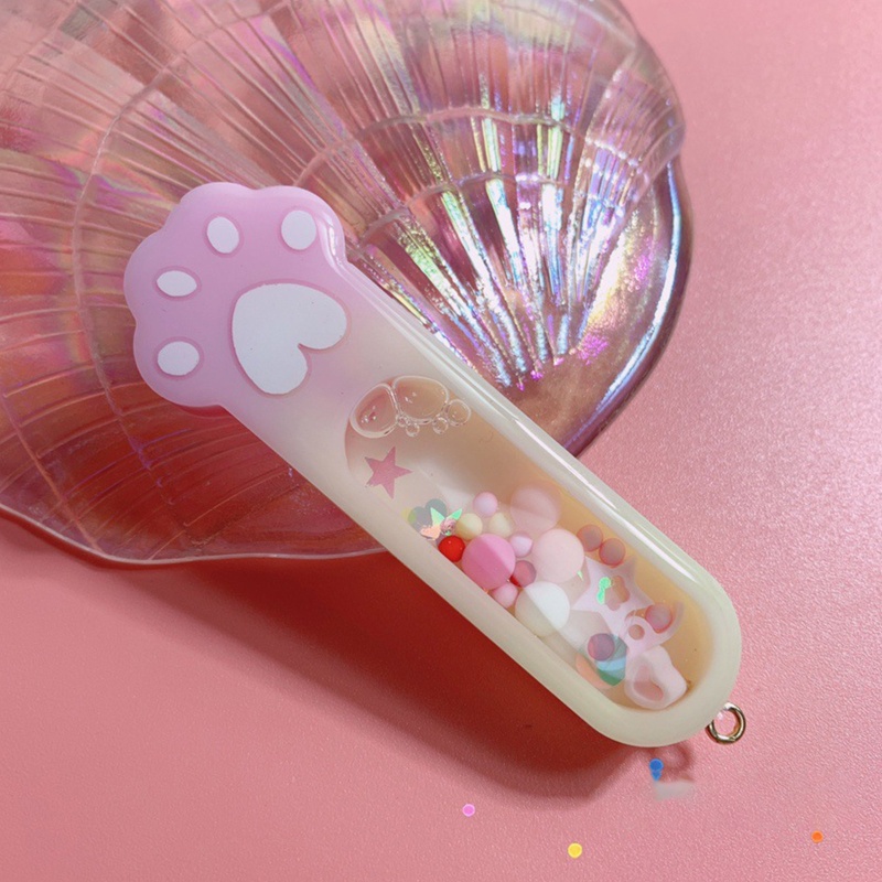 Khuôn Làm Móc Khóa Bằng Silicone Epoxy Dạng Cát Chảy DIY