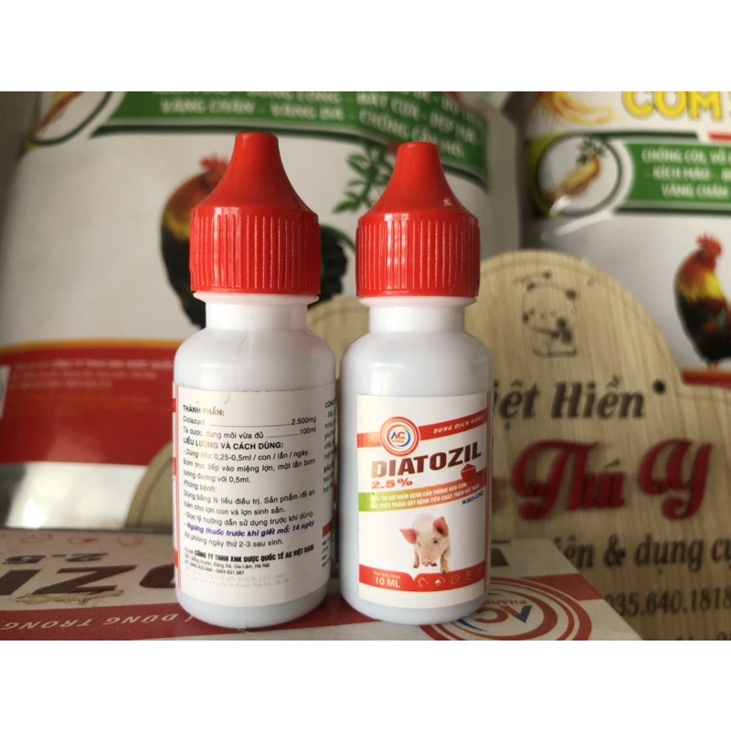 Diatozil 10ml, t.iêu ch.ả.y ph.â.n m.á.u ,tr.ị v.iêm r.uộ.t