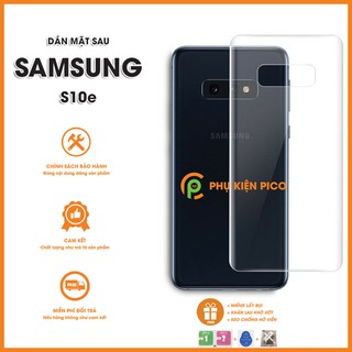 Dán PPF Samsung S10e full mặt lưng - Dán PPF mặt lưng Samsung Galaxy S10e dẻo trong suốt