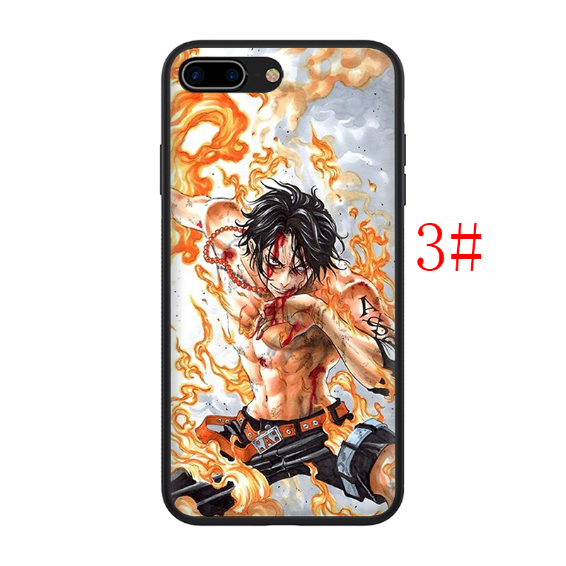 Ốp điện thoại TPU silicon hình hoạt họa One Piece W7 cho iPhone 8 7 6S 6 Plus 5 5S SE 2016 2020