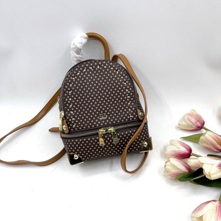 Balo Lyn Thailand mini đeo chéo da dày, form cứng cáp