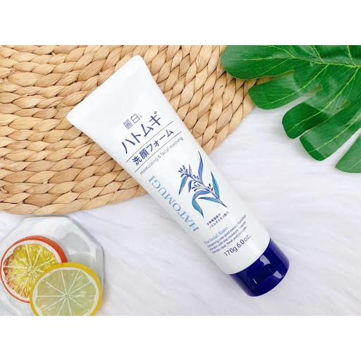 Sữa Rửa Mặt Hatomugi Chiết Xuất Ý Dĩ Làm Trắng Da, Loại Bỏ Các Chất Bẩn, Cặn Bã Trên Da Mặt