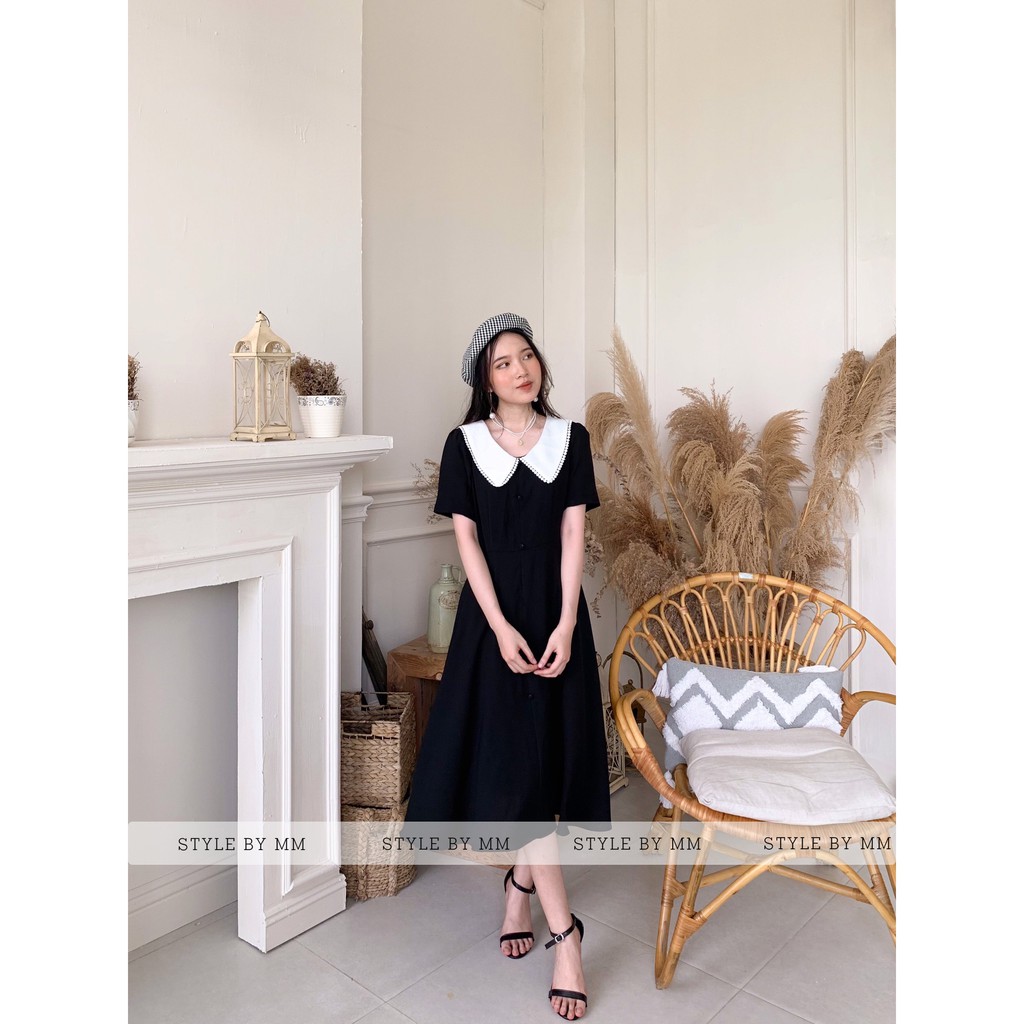 Đầm Đẹp Sang Trọng, Đầm Thiết Kế Đẹp Với Chất Liệu Trượt Hàn Quốc Không Nhăn Không Xù Hiện Đại - Thời Trang Style By MM | BigBuy360 - bigbuy360.vn