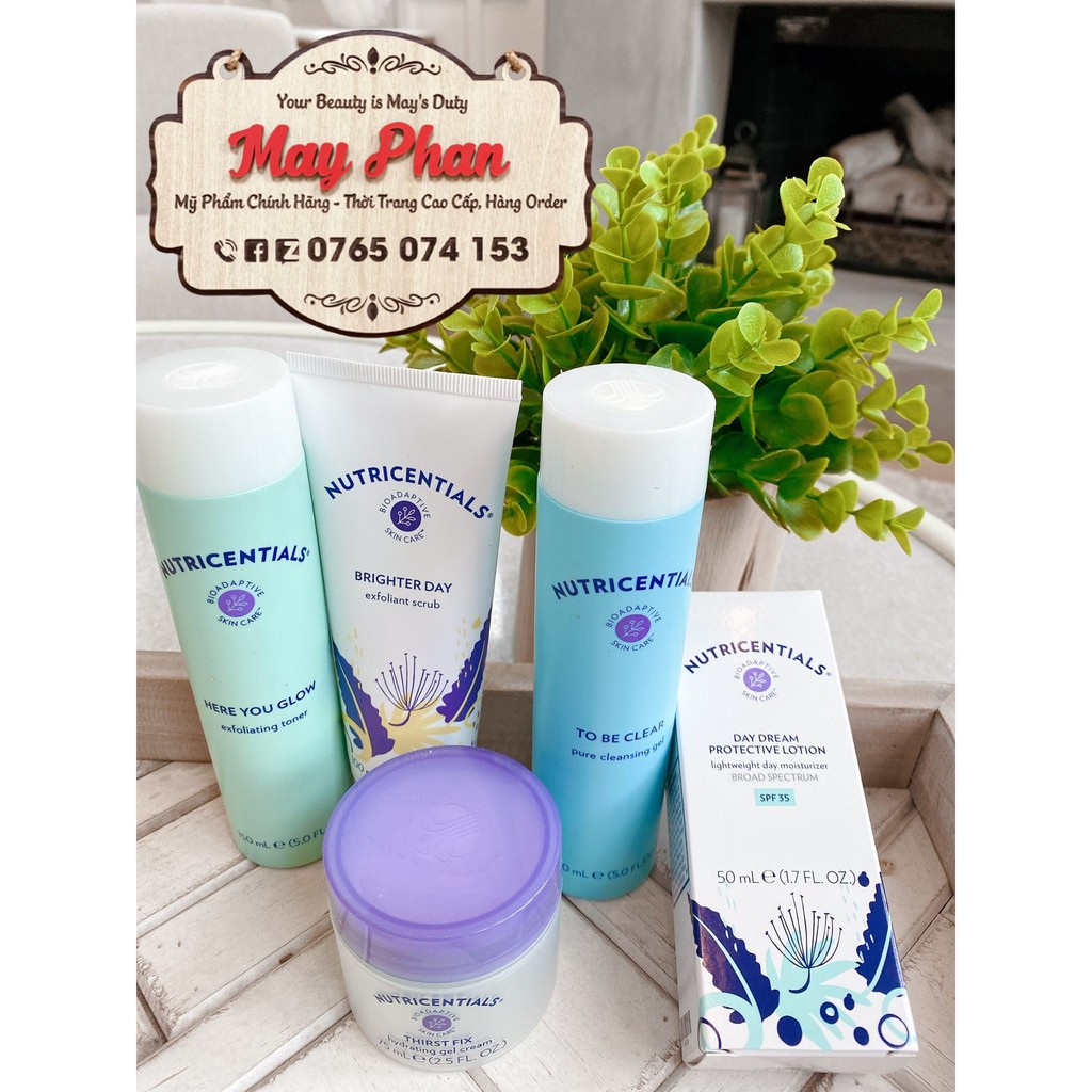 Sữa rửa mặt Nutricentials Creamy Cleansing Lotion Nu Skin  Pure Cleansing Gel da khô & dầu