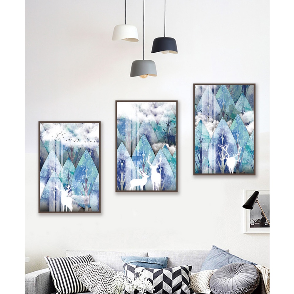 In hình ép gỗ Laminate TRANH PHONG CẢNH - Mẫu 34 (3 HCN 3x20x30, 3x30x40, 3x40x60). In ảnh theo yêu cầu