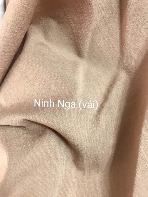 Vải cotton đũi xước