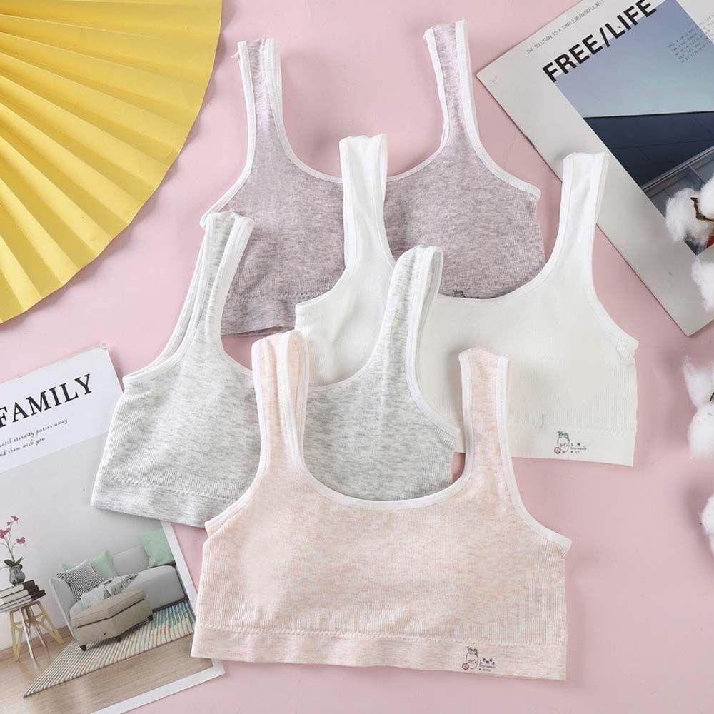 Qqmall Áo Lót Dạng Ống Đơn Giản Thoải Mái Màu Sắc Tinh Khiết