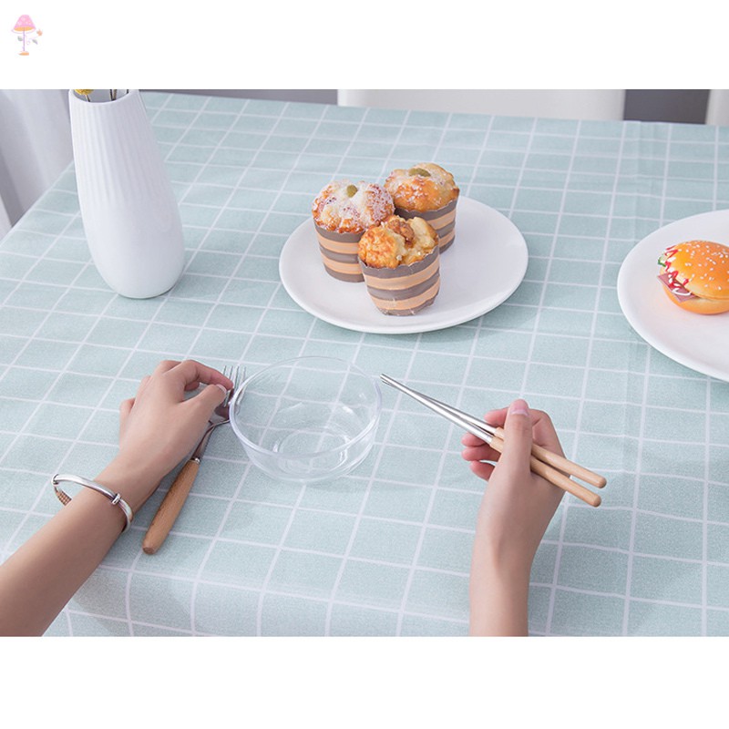 Khăn trải bàn kẻ sọc vuông chống thấm nước | BigBuy360 - bigbuy360.vn