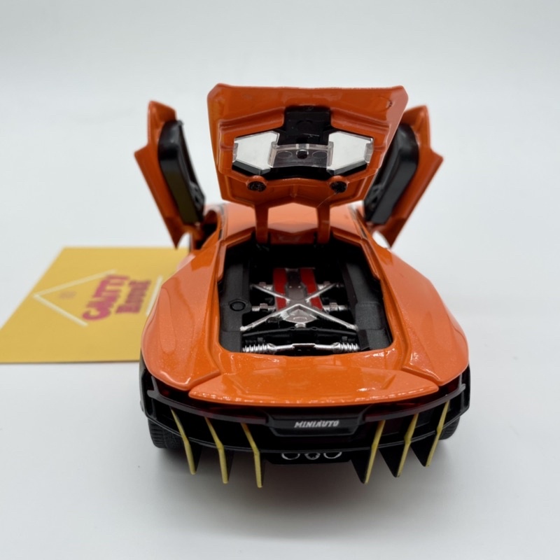 Mô hình tĩnh Lamborghini 770-4 tỉ lệ 1:32 hãng MiniAuto có đèn âm thanh