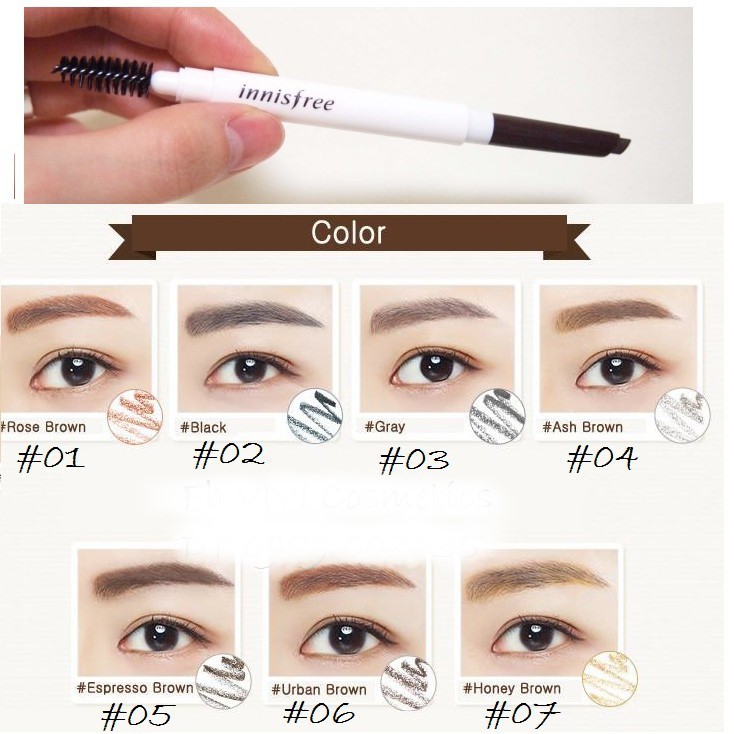 Chì Kẻ Mày Innisfree Auto Eyebrow Pencil