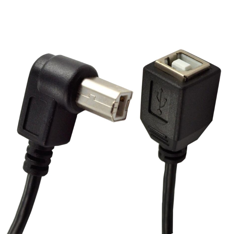Dây cáp mở rộng Usb 2.0 type-B sang giắc 90 độ lên/xuống/trái