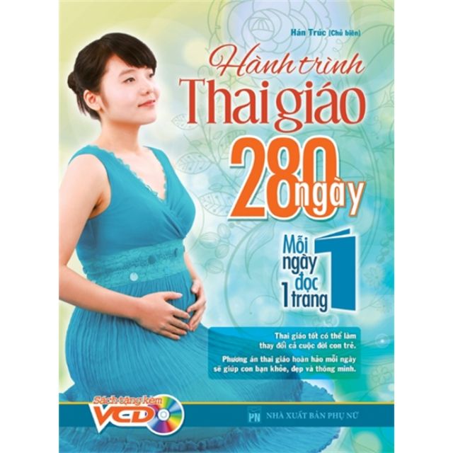 Sách thật - Hành trình Thai giáo, 280 ngày, mỗi ngày đọc một trang