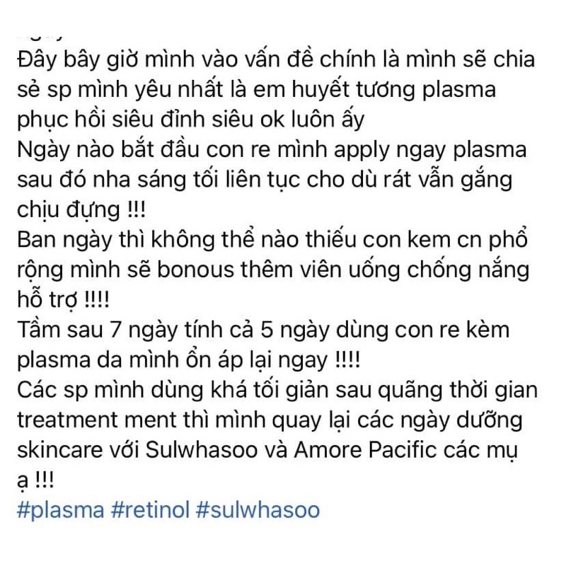 Huyết Tương Evenswiss Regenerating Plasma dưỡng ẩm phục hồi, làm dịu da treatment