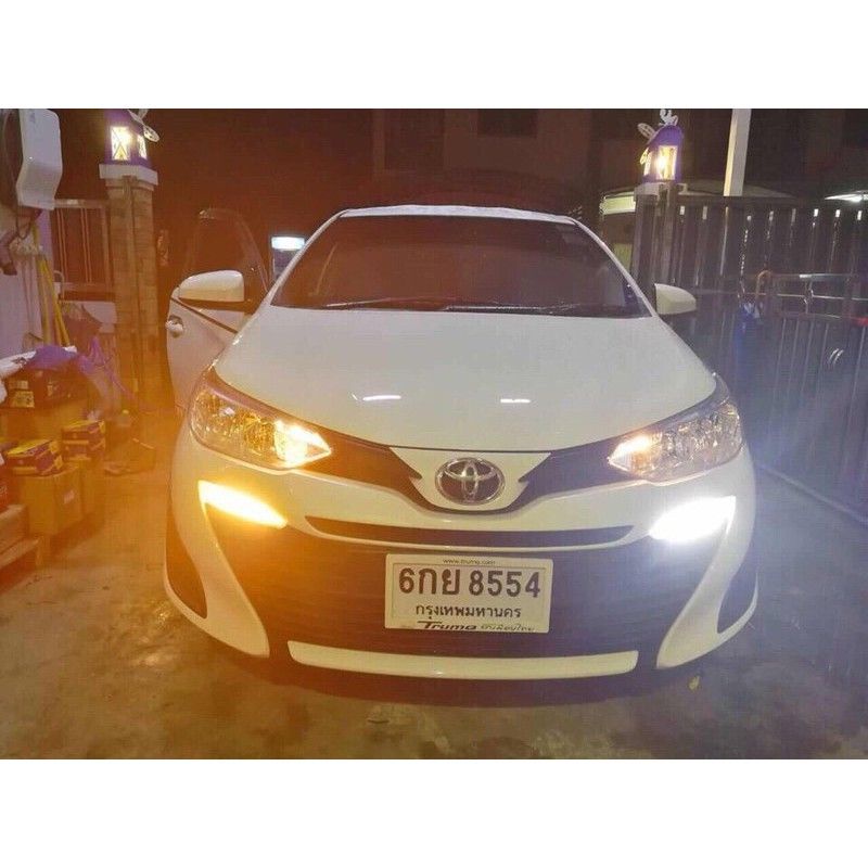 Đèn ban ngày Vios và Yaris.Led cản trước xe Vios và Yaris