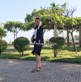 [ẢNH THẬT] Khoác kimono đen trơn cánh dơi form dài