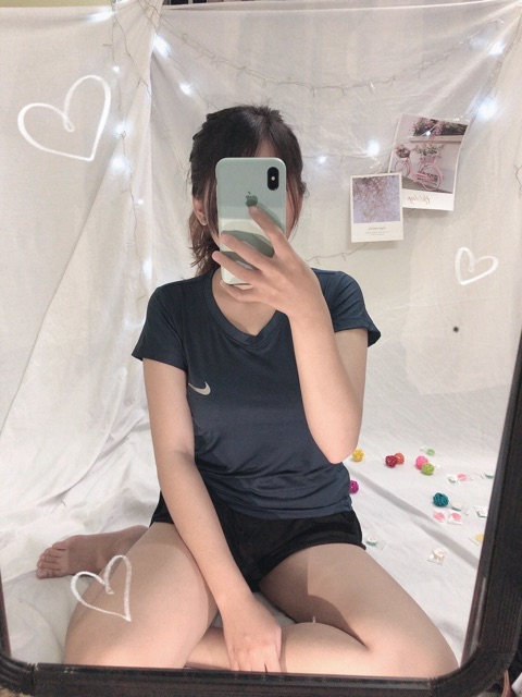 🌼 ÁO THỂ THAO NỮ cổ tim tập gym yoga chất thun lạnh !!!